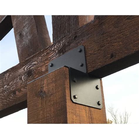 black metal beam bracket|wrought iron brackets for beams.